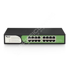 BDCOM S1500-16T: Unmanaged Gigabit Switch, 16x  RJ-45, zdroj 220V AC