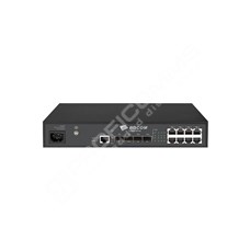 BDCOM S2900-8P4X: L3-lite Managed PoE+ Gigabit Switch s 10G uplinkem, 8x PoE  RJ-45, 4x SFP+ , PoE budget 125W, zdroj 220V AC